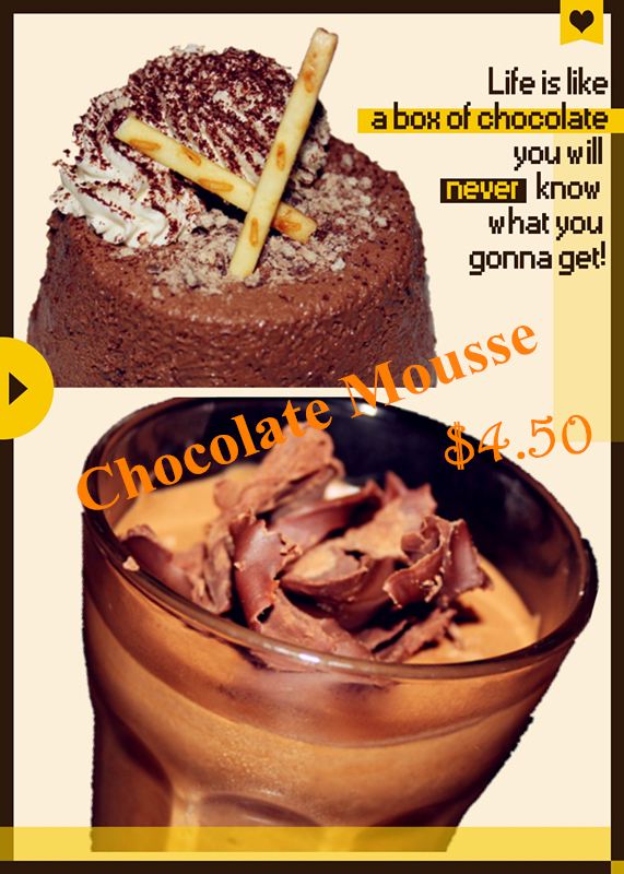 Dessert-chocolate mousse
