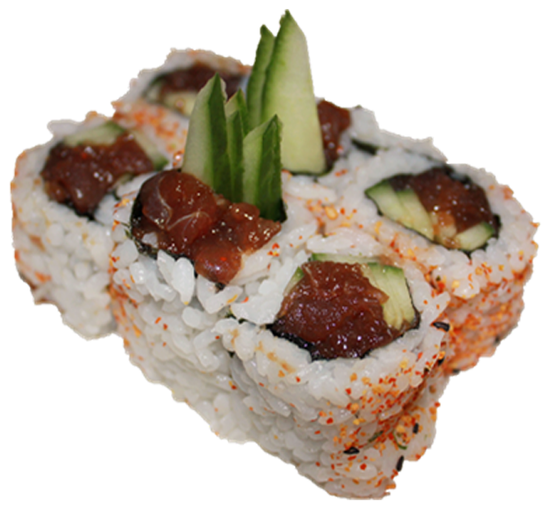 Rolls-spicy tuna and cucumber roll