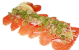 Sashimi-salmon carpaccio